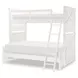 Flatiron Aged White Twin Over Full Bunk Bed