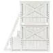 Flatiron Aged White Twin Over Full Bunk Bed