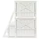 Flatiron Aged White Twin Over Full Bunk Bed