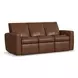 Aria Sedona Brown 85" Zero Gravity Power Reclining Sofa with USB Charging
