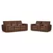 Aria Sedona Brown Zero Gravity Power Reclining Living Room Set