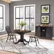 Carolina Crossing Antique Honey and Black 57" Extendable Rectangular Gathering Table