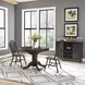 Carolina Crossing Black and Antique Honey 3 Piece Extendable Dining Set