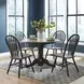 Carolina Crossing Antique Honey and Black 57" Extendable Rectangular Gathering Table