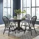 Carolina Crossing Black and Antique Honey 5 Piece Drop Leaf Dining Set