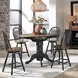 Carolina Crossing Antique Honey and Black 57" Extendable Rectangular Gathering Table