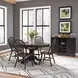 Carolina Crossing Antique Honey and Black 57" Extendable Rectangular Gathering Table