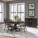 Pine Crossing Black and Antique Honey 5 Piece Extendable Dining Set