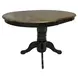 Carolina Crossing Antique Honey and Black 57" Extendable Rectangular Gathering Table