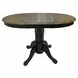 Carolina Crossing Antique Honey and Black 57" Extendable Rectangular Gathering Table