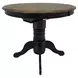 Carolina Crossing Antique Honey and Black 57" Extendable Rectangular Gathering Table
