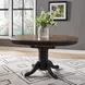 Carolina Crossing Antique Honey and Black 57" Extendable Rectangular Gathering Table