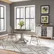 Carolina Crossing Antique Honey and White 57" Extendable Rectangular Gathering Table