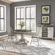 Carolina Crossing White and Antique Honey 3 Piece Extendable Dining Set