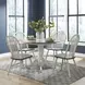 Pine Crossing White and Antique Honey 5 Piece Drop Leaf Dining Set