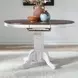 Carolina Crossing Antique Honey and White 57" Extendable Rectangular Gathering Table