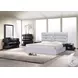 Da Vinci Silver Grey King Upholstered Platform Bed