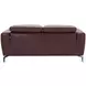 Lorenzo Merlot Italian Leather Reclining Loveseat