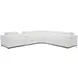 Picasso White Top Grain Leather Power Reclining Sectional
