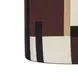 Lucy Mud Brown Upholstered Accent Stool
