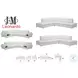 Leonardo White Chaise LAF Sectional