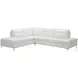 Leonardo White Chaise LAF Sectional