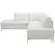 Leonardo White Chaise LAF Sectional
