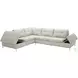 Leonardo Silver Grey Chaise LAF Sectional