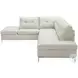 Leonardo Silver Grey Chaise LAF Sectional