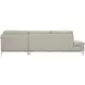 Leonardo Silver Grey Chaise RAF Sectional