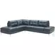Leonardo Blue Chaise LAF Sectional