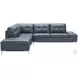 Leonardo Blue Chaise LAF Sectional