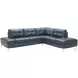 Leonardo Blue Chaise RAF Sectional