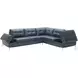 Leonardo Blue Chaise RAF Sectional
