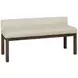 Joinery Ivory Cream Performance Fabric Upholstered Bed Bench