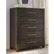 Joinery Espresso Oak 5 Drawer Chest