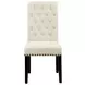 Mapleton Beige Tufted Back Upholstered Side Chair Set of 2