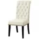 Mapleton Beige Tufted Back Upholstered Side Chair Set of 2