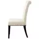 Mapleton Beige Tufted Back Upholstered Side Chair Set of 2