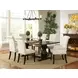 Mapleton Beige Tufted Back Upholstered Side Chair Set of 2