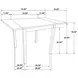 Kelso Cappuccino Extendable Dining Table