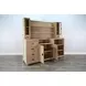 Walton Wheat Wall Bar with Hutch and USB Charging