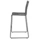 Kai Charcoal And Gunmetal Upholstered Bar Stool Set of 2