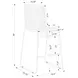 Kai Charcoal And Gunmetal Upholstered Bar Stool Set of 2