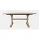 Carlyle Crossing Medium Brown 78" Extendable Rectangular Counter Height Dining Table
