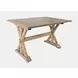 Carlyle Crossing Medium Brown 78" Extendable Rectangular Counter Height Dining Table