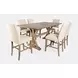 Carlyle Crossing Medium Brown 7 Piece Counter Height Dining Set