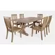 Carlyle Crossing Medium Brown 7 Piece Dining Set