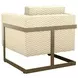 Winthrop Beige Upholstered Lounge Chair
