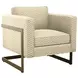 Winthrop Beige Upholstered Lounge Chair